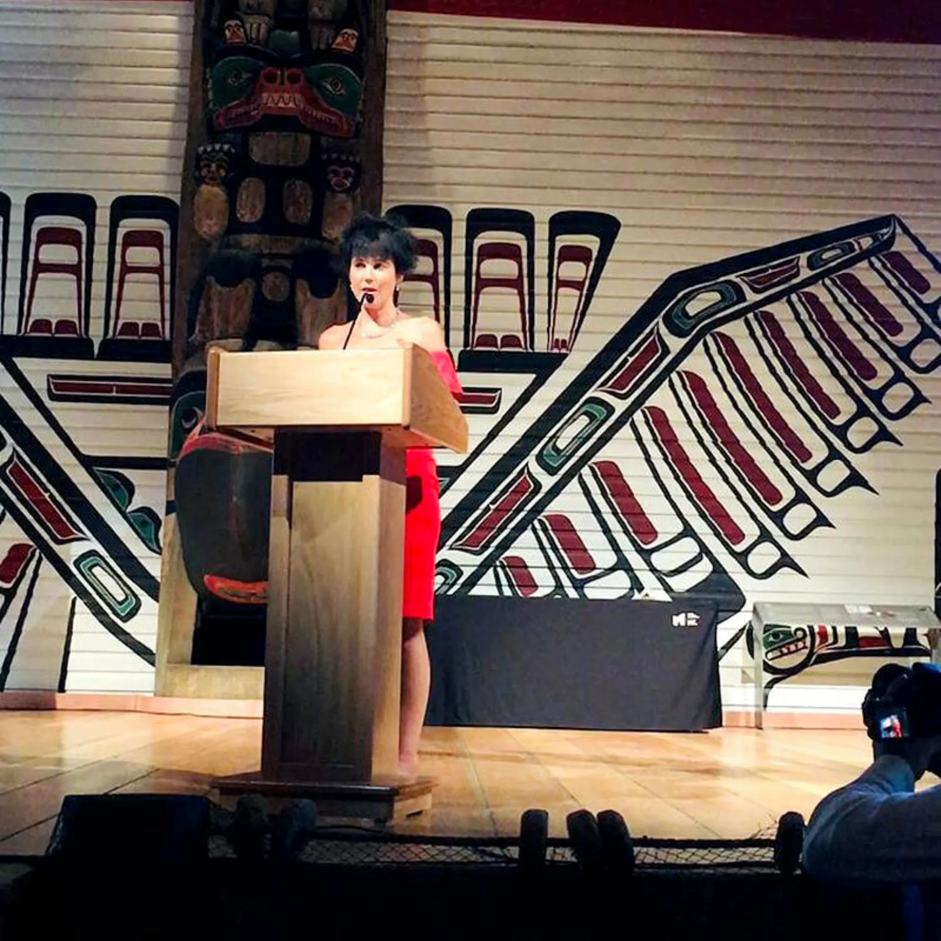 Dr. Erica Harris delivering a keynote
