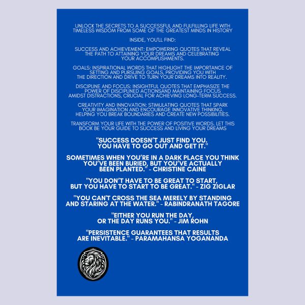 Greatest Positive Quotes Of All Time Back Volume 2